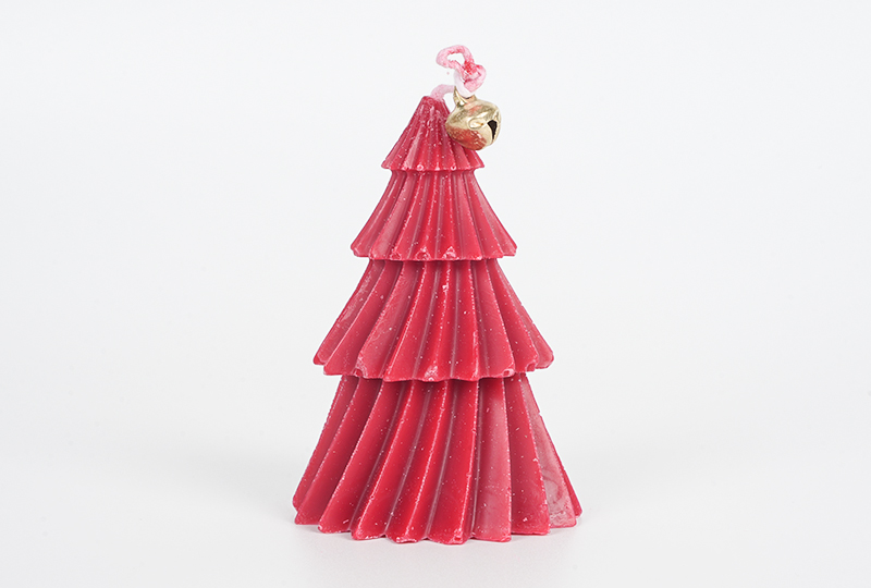 Elegant Tiered Christmas Tree Festival Series Handmade Candle