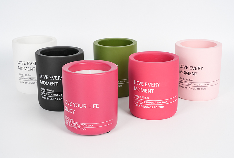 300g Soy Wax Scented Ceramic Jar Candle