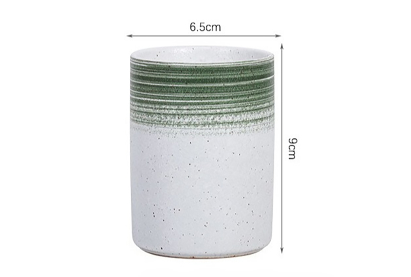 Textured Gradient Glaze Ceramic Jar Candle